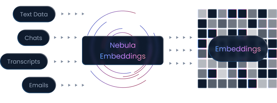 Diagram showing data types in a database: text, numbers, dates, images, and more. Efficient storage and retrieval of diverse data.